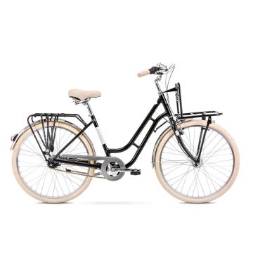 Bicicleta de oras pentru femei Romet Luiza Lux 26 M/18 Negru 2023