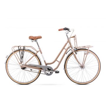 Bicicleta de oras pentru femei Romet Luiza Lux L/19 Bej 2023