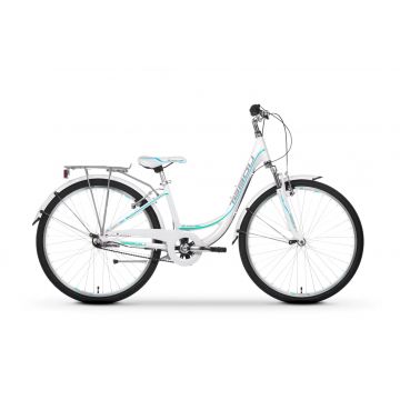 Bicicleta de oras pentru femei Tabou Queen 26 Nexus Alb/Verde 2022