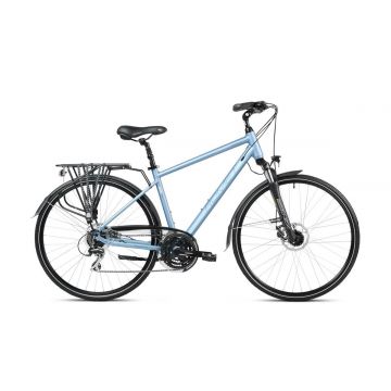 Bicicleta de trekking/oras pentru barbati Romet Wagant 4 Albastru/Bleumarin 2023