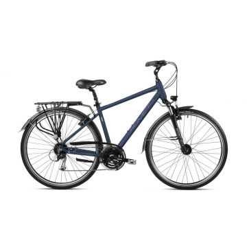 Bicicleta de trekking/oras pentru barbati Romet Wagant 5 Bleumarin/Argintiu 2023