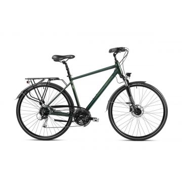Bicicleta de trekking/oras pentru barbati Romet Wagant 6 Verde Inchis 2023