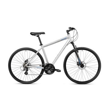 Bicicleta de trekking pentru barbati Romet Orkan 1 M Argintiu/Albastru 2023 Bicicleta de trekking pentru barbati Romet Orkan 1 M Argintiu/Albastru 2023