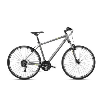 Bicicleta de trekking pentru barbati Romet Orkan 3 M Lite Grafit/Lime 2023 Bicicleta de trekking pentru barbati Romet Orkan 3 M Lite Grafit/Lime 2023