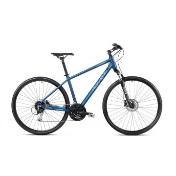 Bicicleta de trekking pentru barbati Romet Orkan 4 M Bleumarin/Albastru 2023
