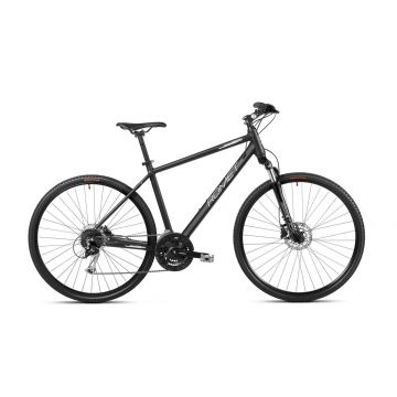 Bicicleta de trekking pentru barbati Romet Orkan 4 M Negru/Gri 2023 Bicicleta de trekking pentru barbati Romet Orkan 4 M Negru/Gri 2023