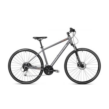 Bicicleta de trekking pentru barbati Romet Orkan 6 M Grafit/Cupru 2023