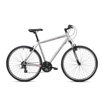 Bicicleta de trekking pentru barbati Romet Orkan M Lite Grafit/Rosu 2023 Bicicleta de trekking pentru barbati Romet Orkan M Lite Grafit/Rosu 2023