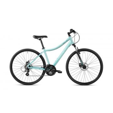 Bicicleta de trekking pentru femei Romet Orkan 1 D Menta/Alb 2023