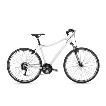 Bicicleta de trekking pentru femei Romet Orkan 3 D Lite Alb 2023