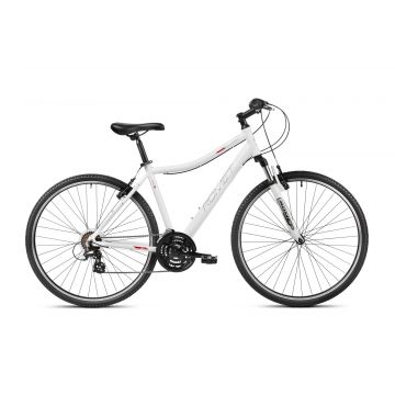 Bicicleta de trekking pentru femei Romet Orkan D Lite Bialo/Violet 2023 Bicicleta de trekking pentru femei Romet Orkan D Lite Bialo/Violet 2023