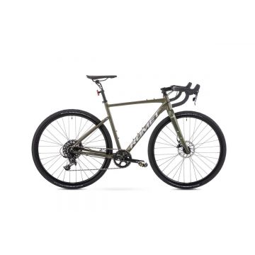 Bicicleta gravel unisex Romet Boreas 2 Verde/Grafit 2023