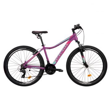 Bicicleta MTB Colinelli COL22, Marimea M, 27.5 inch, Violet, Schimbator Shimano, 21 Viteze, Cadru Aluminiu, Frane V - Brake