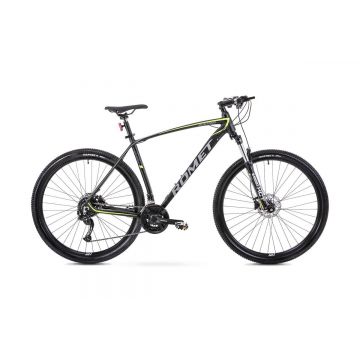 Bicicleta MTB - XC pentru barbati Romet Mustang M1 Negru/Lime 2023