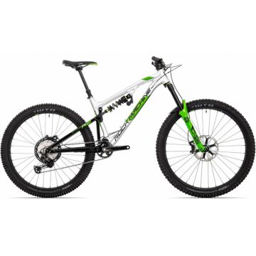 Bicicleta Rock Machine Blizzard 90-27 RZ DVO 27.5, argintiu negru verde, XL-21