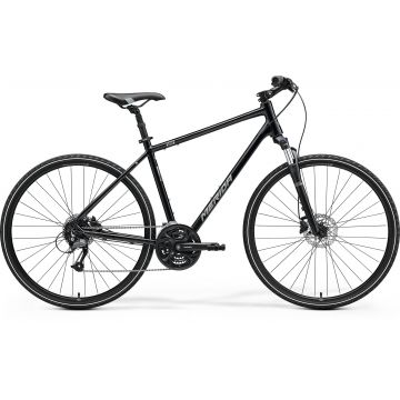 Bicicleta trekking pentru barbati Merida Crossway 40 Negru/Argintiu 2022
