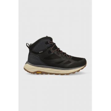 Jack Wolfskin pantofi Terraventure Texapore mid barbati, culoarea negru, izolat