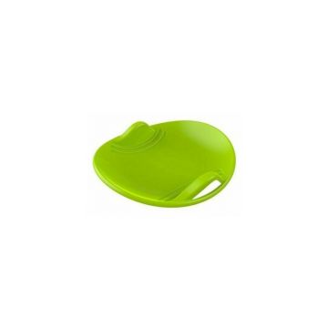 Sanie pentru copii, rotunda, din plastic, verde, 60x59x11 cm, 12878