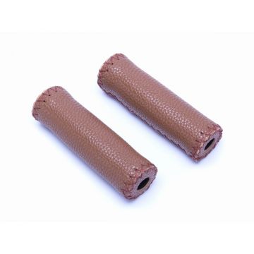 Mansoane din piele Romet 125/125mm Maro inchis
