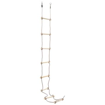 vidaXL Scară din frânghie pentru copii, 290 cm, lemn