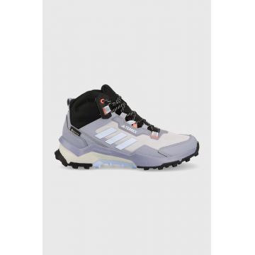 adidas TERREX pantofi AX4 Mid GTX femei, culoarea violet adidas TERREX pantofi AX4 Mid GTX femei, culoarea violet