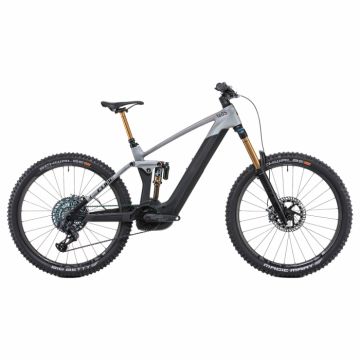 Bicicleta Electrica Cube Stereo Hybrid Carbon 2022 - 27.5 Inch, M, Negru-Gri