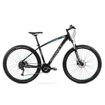 Bicicleta de Munte pentru barbati Romet Rambler R9.3 Negru/Turcoaz/Gri 2023