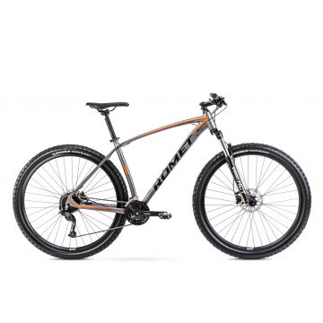 Bicicleta de Munte Romet Mustang M2 Gri/Portocaliu 2022