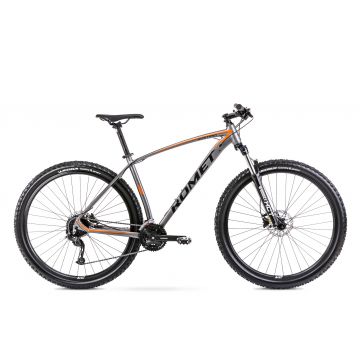 Bicicleta de Munte Romet Mustang M2 Gri/Portocaliu 2023
