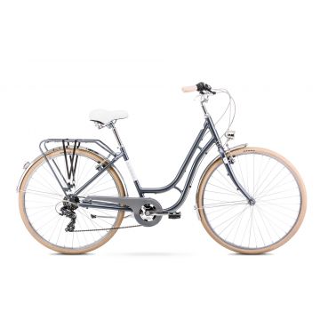 Bicicleta de oras pentru femei Romet Luiza Eco 28 M/18 Gri 2023