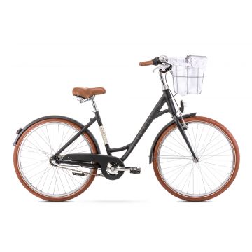 Bicicleta de oras pentru femei Romet Pop Art Eco 28 Negru 2022