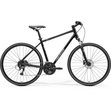 Bicicleta de Trekking/Oras Barbati Merida Crossway 40 Negru/Argintiu 22/23
