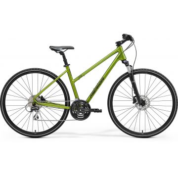 Bicicleta de Trekking/Oras Femei Merida Crossway 20 Lady Verde/Negru 22/23
