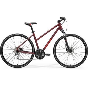 Bicicleta de Trekking/Oras Femei Merida Crossway 20 Lady Visiniu/Rosu 22/23