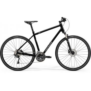 Bicicleta de trekking pentru barbati Merida Crossway 500 Negru 2021