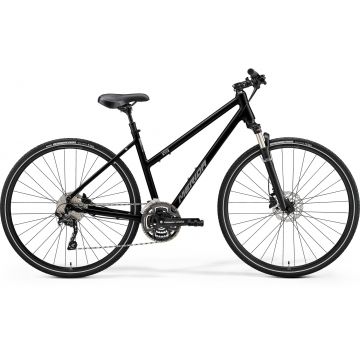 Bicicleta de trekking pentru femei Merida Crossway 300 Negru 2021
