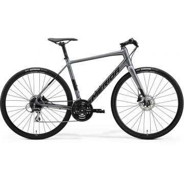 Bicicleta Fitness Unisex Merida Speeder 100 Argintiu/Negru 22/23