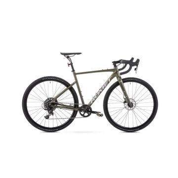 Bicicleta gravel unisex Romet Boreas 2 Vers. 2 Verde/Grafit 2023