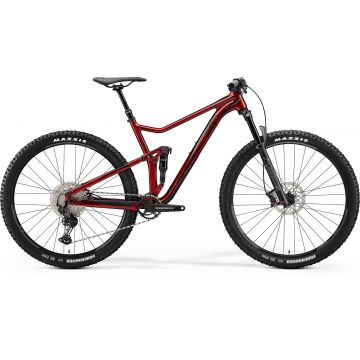 Bicicleta MTB Full Suspension Unisex Merida One-Twenty 600 Capsuna Inchis/Negru 22/23