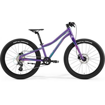 Bicicleta pentru Copii Merida Matts J.24 + Lila inchis/Roz/Turcoaz 22/23