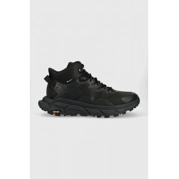 Hoka pantofi Trail Code GTX barbati, culoarea negru