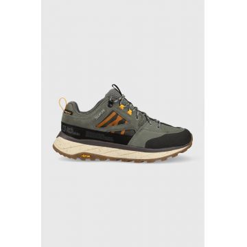 Jack Wolfskin pantofi Terraquest Texapore Low bărbați, culoarea verde 4056401