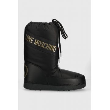 Love Moschino cizme de iarna culoarea negru, JA24032G1HISY000