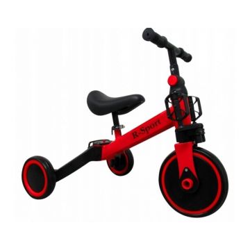 R-sport - Bicicleta multifunctionala 4 in 1 cu pedale detasabile P8 - Rosu - Resigilat