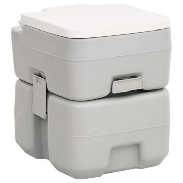 vidaXL Set portabil cu toaletă și rezervor de apă pentru camping
