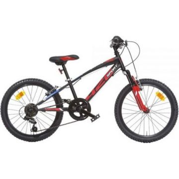 Bicicleta copii 6-9 ani, 20 inch, Mtb Baieti Sport Negru Cu Si Suspensie, Dino Bikes DB420US0406BR