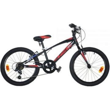 Bicicleta copii Dino Bikes 20' MTB baieti Sport negru cu 6 viteze