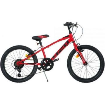 Bicicleta copii Dino Bikes 20' MTB baieti Sport rosu cu 6 viteze