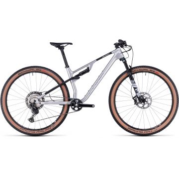 BICICLETA CUBE AMS ZERO99 C:68X RACE 29 SILVER BLACK 2023 M