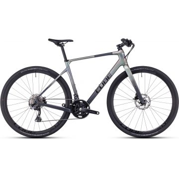 BICICLETA CUBE NULANE C:62 SLT PRIZMSILVER BLACK 2023 M (56 cm)